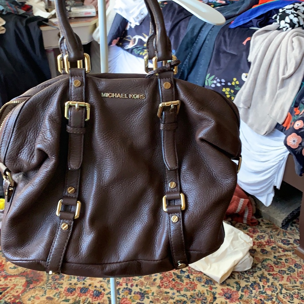 Michael Kirs Bedford satchel. Used a couple of times. In very good shape